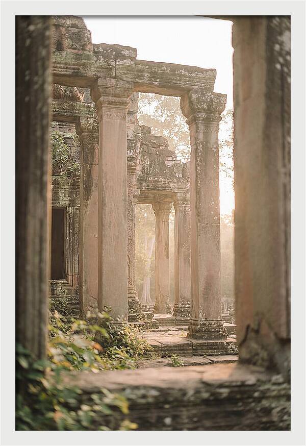Ruins Of Ancient Temple Columns