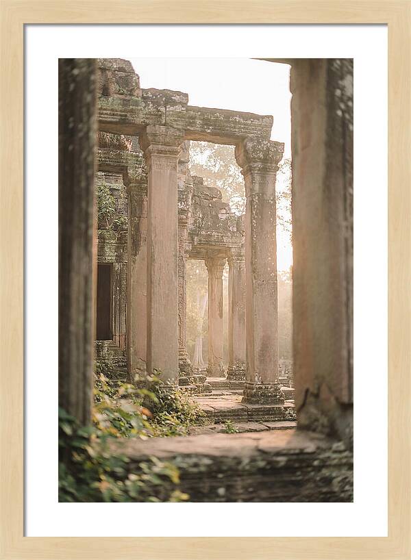 Ruins Of Ancient Temple Columns