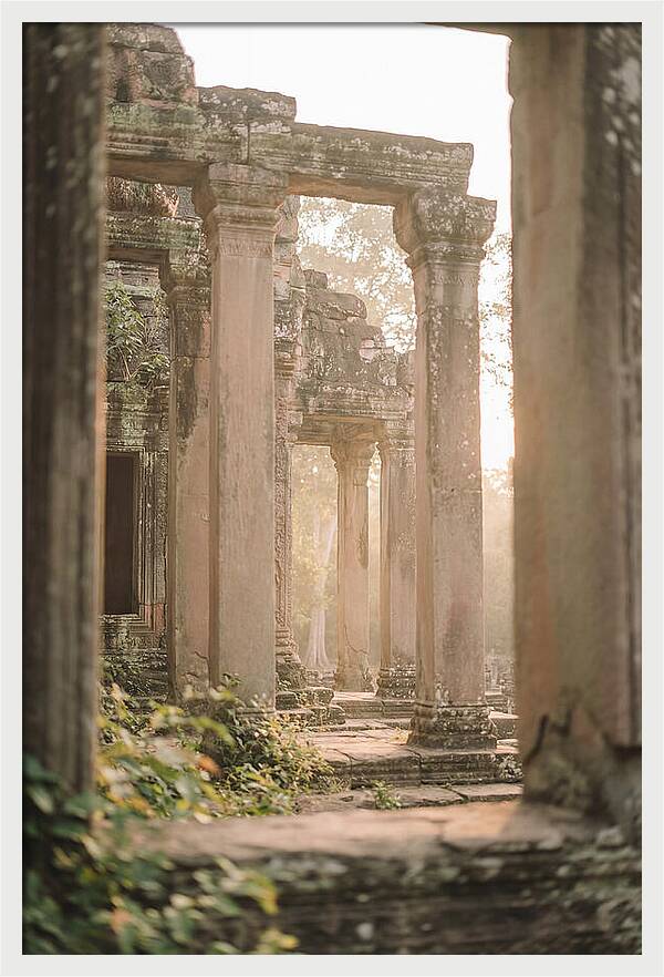 Ruins Of Ancient Temple Columns