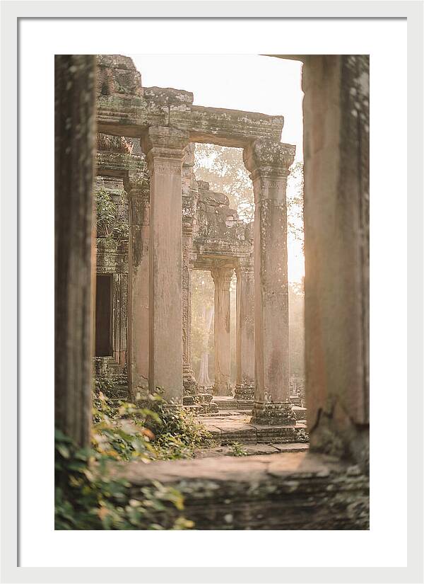 Ruins Of Ancient Temple Columns