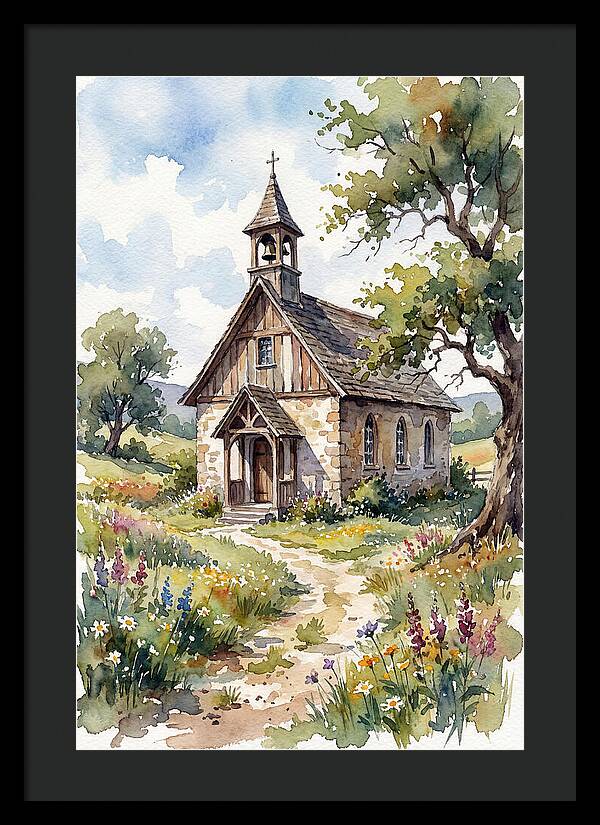 Rural Chapel Amidst Nature