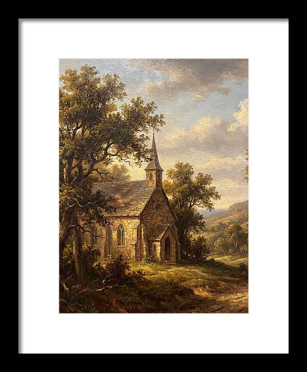 Rural Church Amidst Nature