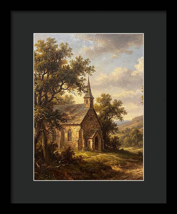 Rural Church Amidst Nature