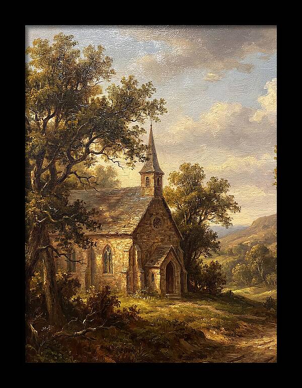 Rural Church Amidst Nature