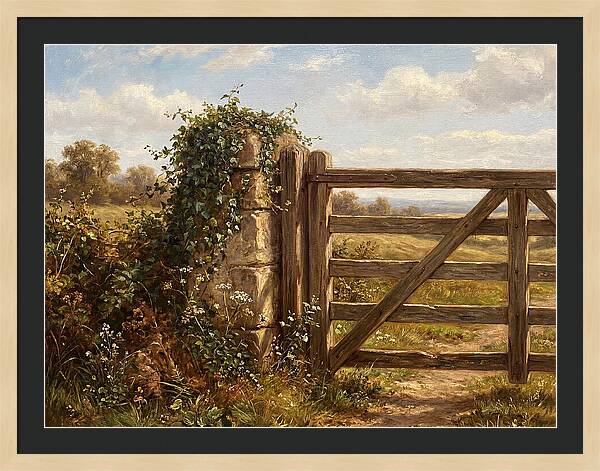 Rural Gate Serenity