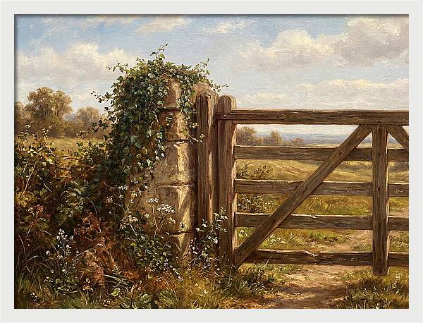 Rural Gate Serenity