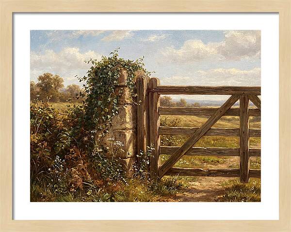 Rural Gate Serenity