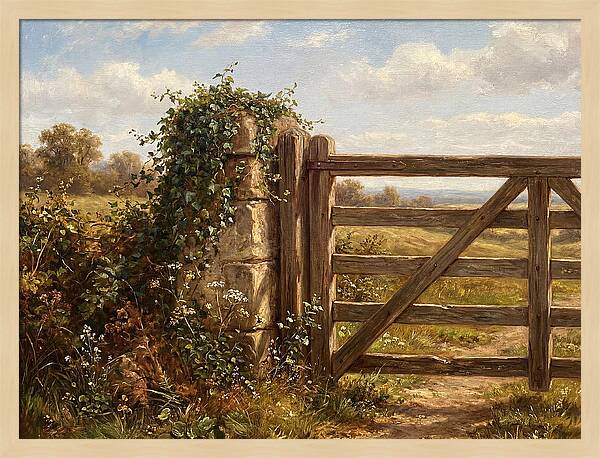 Rural Gate Serenity