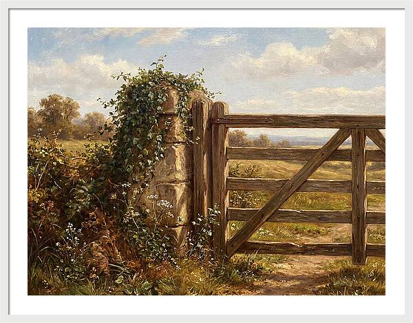 Rural Gate Serenity
