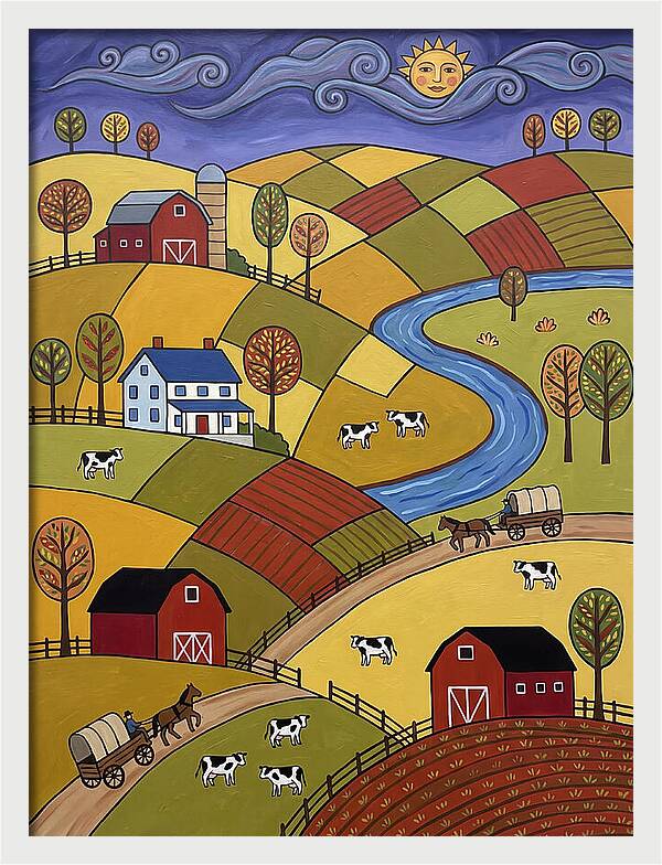 Rural Serenity Under The Sun
