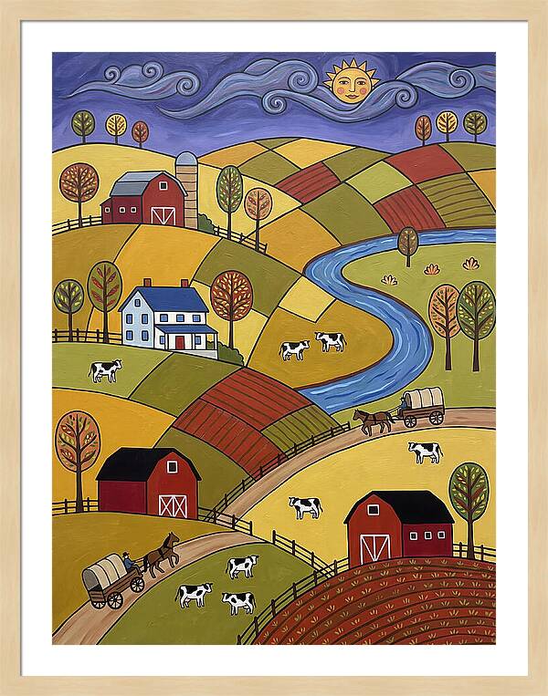 Rural Serenity Under The Sun