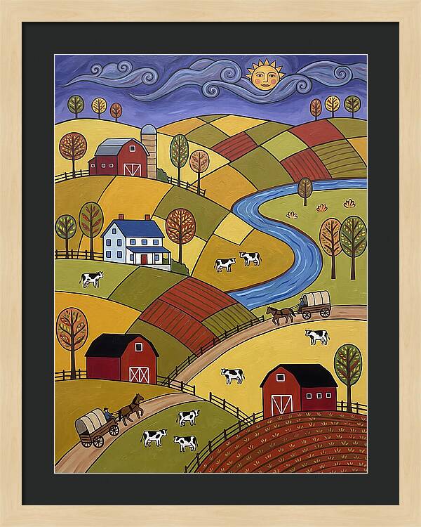 Rural Serenity Under The Sun