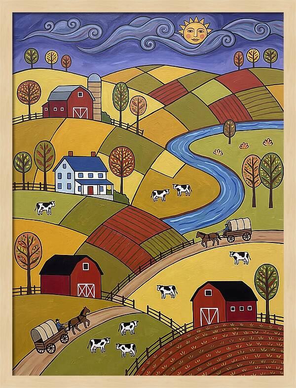 Rural Serenity Under The Sun
