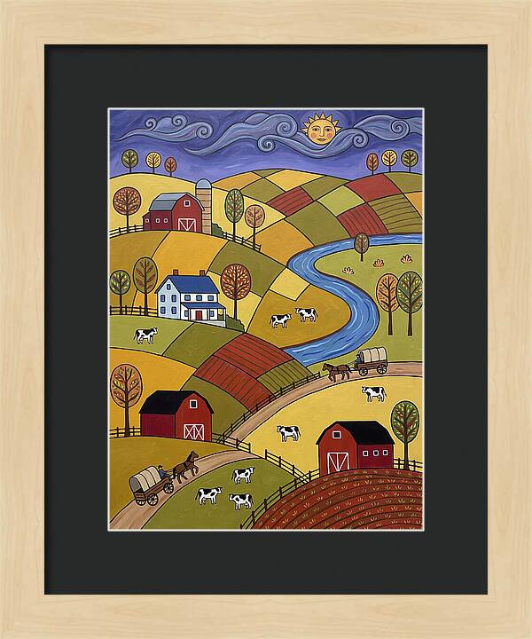Rural Serenity Under The Sun