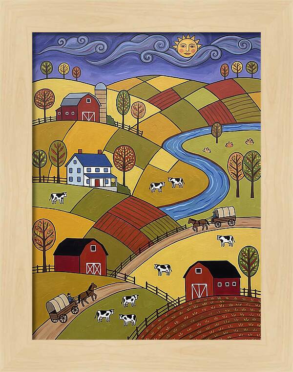 Rural Serenity Under The Sun
