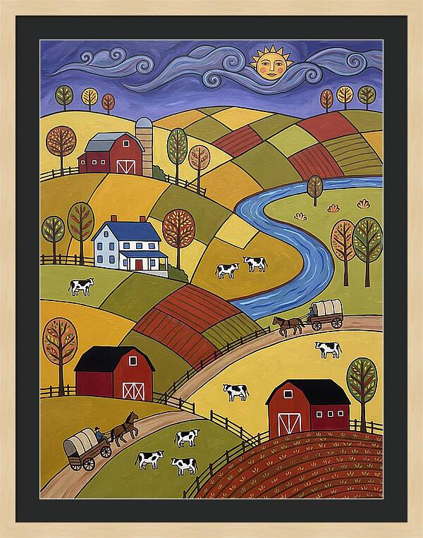Rural Serenity Under The Sun