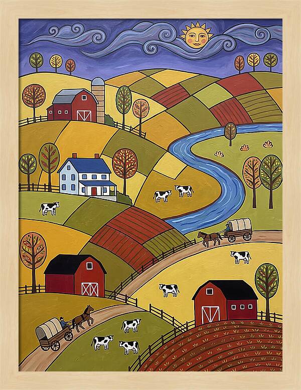 Rural Serenity Under The Sun