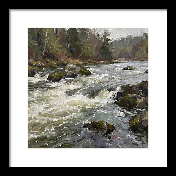 Rushing Rapids In Nature