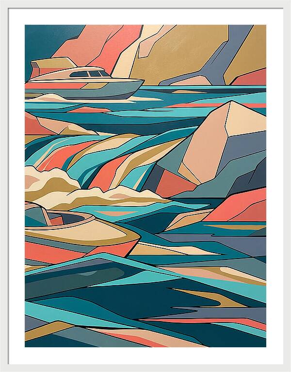 Rushing Waters And Vessels
