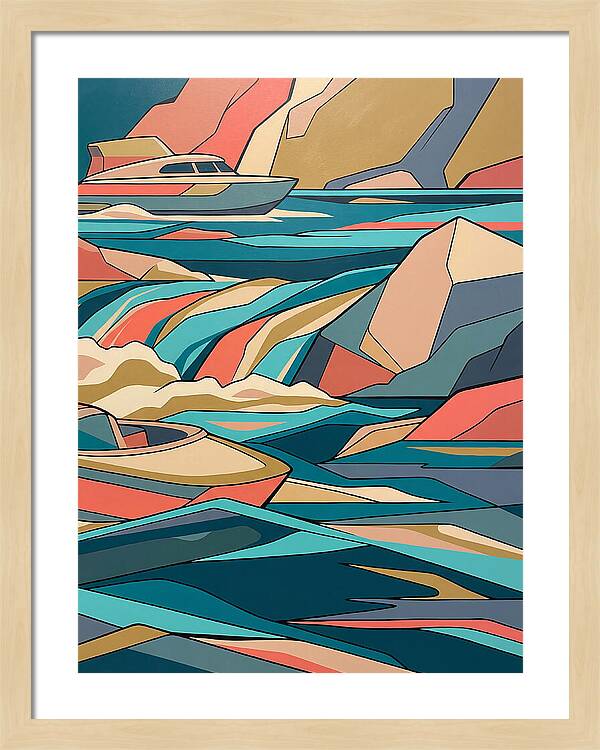 Rushing Waters And Vessels