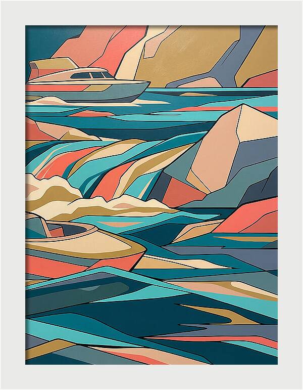 Rushing Waters And Vessels