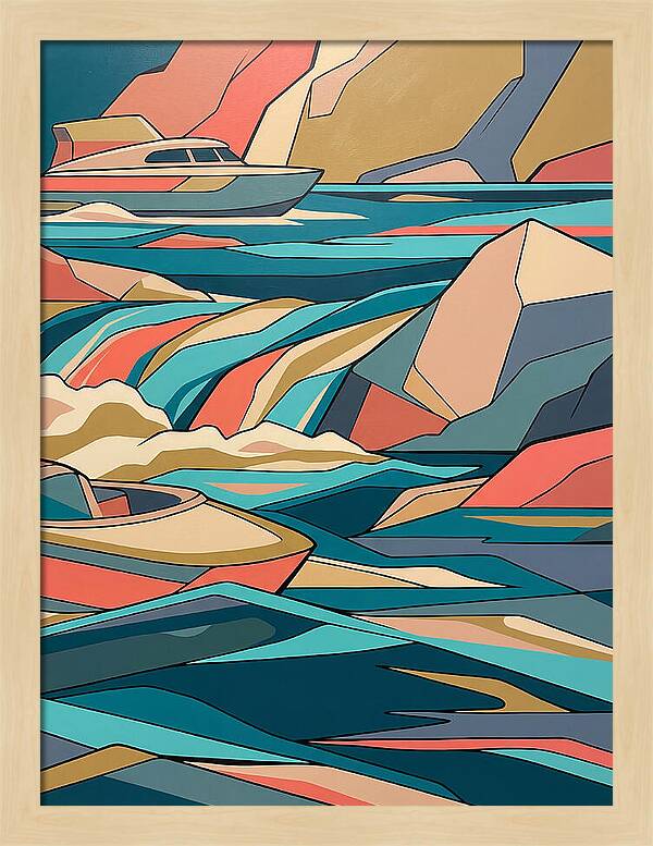 Rushing Waters And Vessels