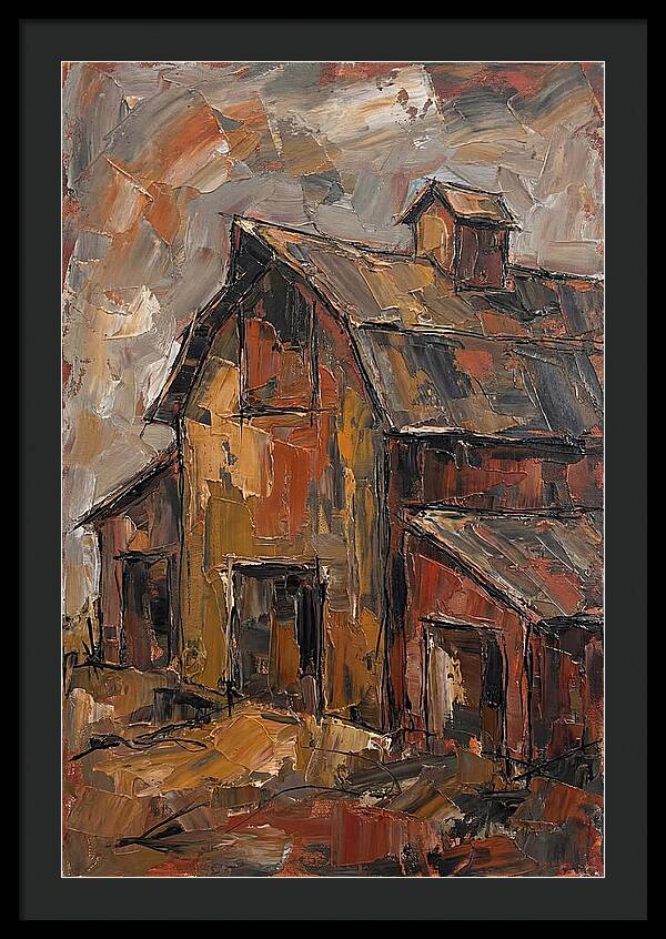 Rustic Barn In Earth Tones