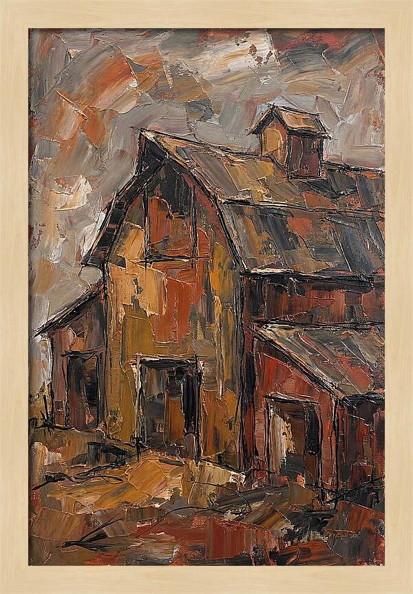Rustic Barn In Earth Tones