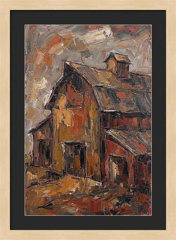 Rustic Barn In Earth Tones