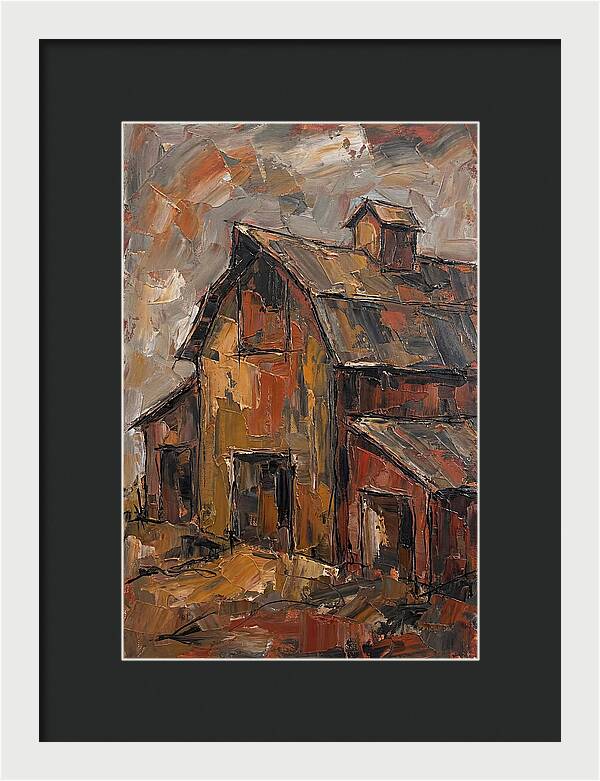 Rustic Barn In Earth Tones