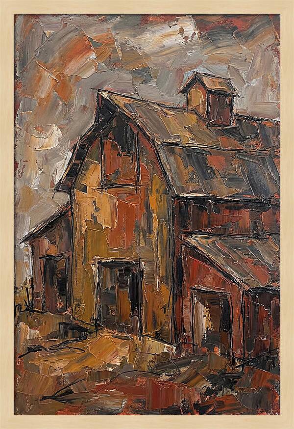 Rustic Barn In Earth Tones