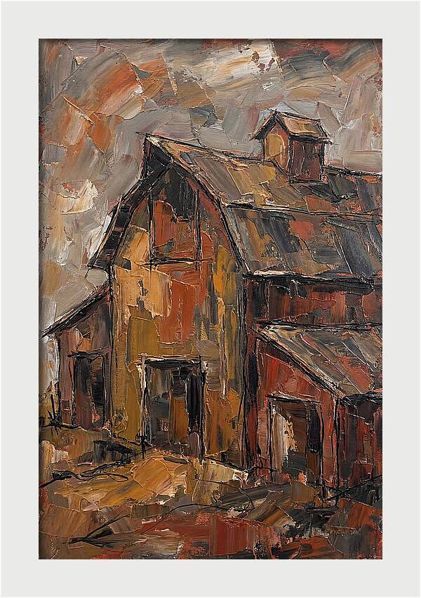 Rustic Barn In Earth Tones