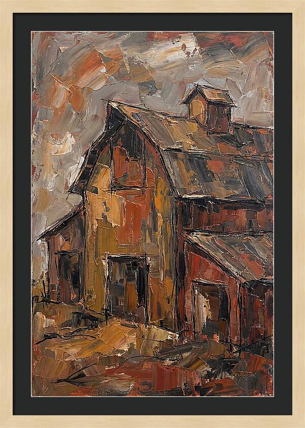 Rustic Barn In Earth Tones