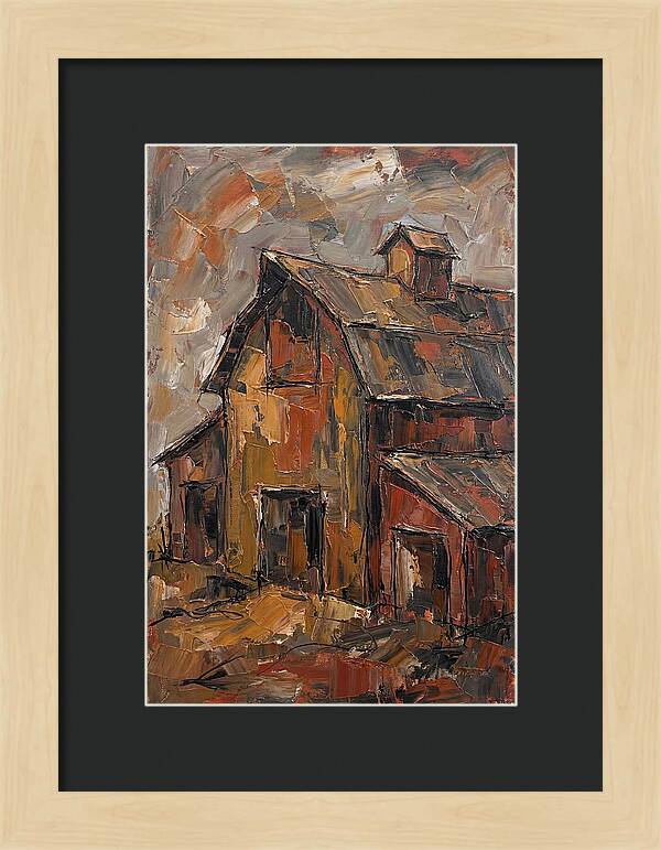 Rustic Barn In Earth Tones