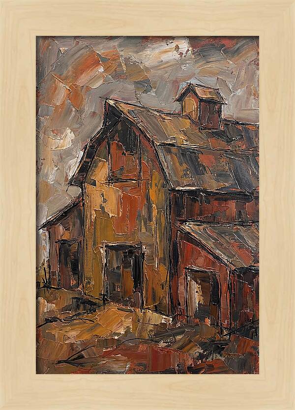 Rustic Barn In Earth Tones