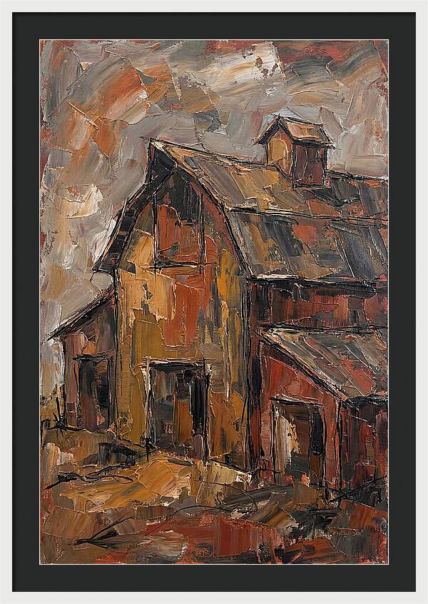Rustic Barn In Earth Tones