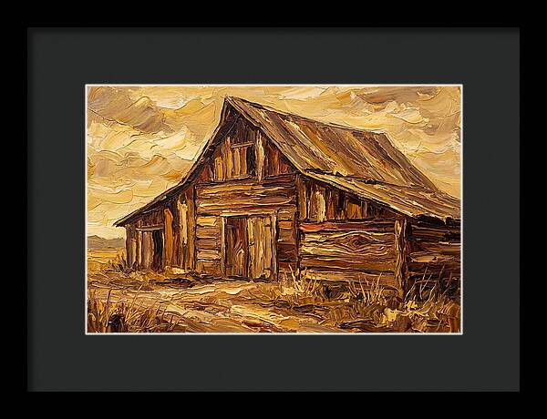 Rustic Barn In Golden Hues