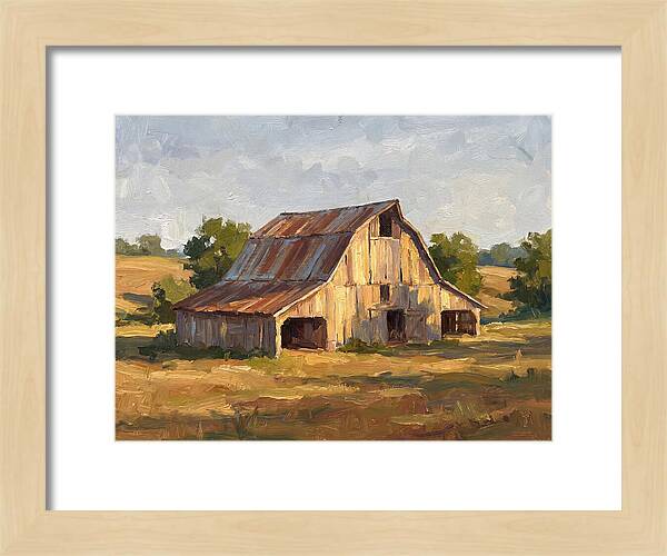 Rustic Barn Under Soft Light