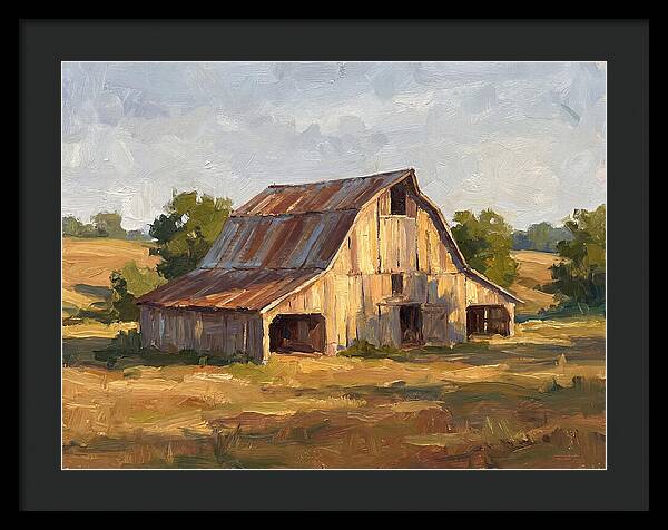 Rustic Barn Under Soft Light