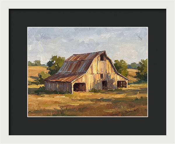Rustic Barn Under Soft Light