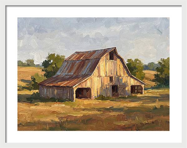 Rustic Barn Under Soft Light