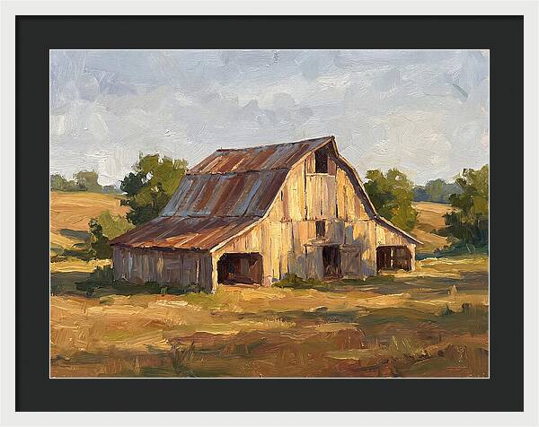 Rustic Barn Under Soft Light