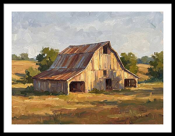 Rustic Barn Under Soft Light