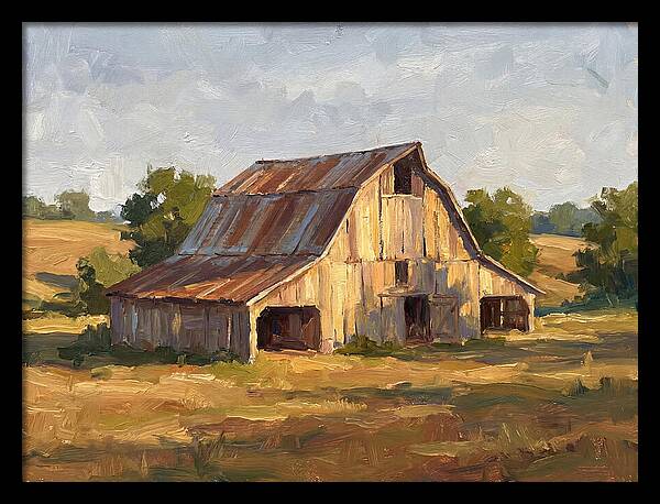 Rustic Barn Under Soft Light