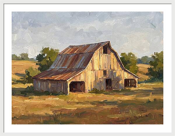 Rustic Barn Under Soft Light