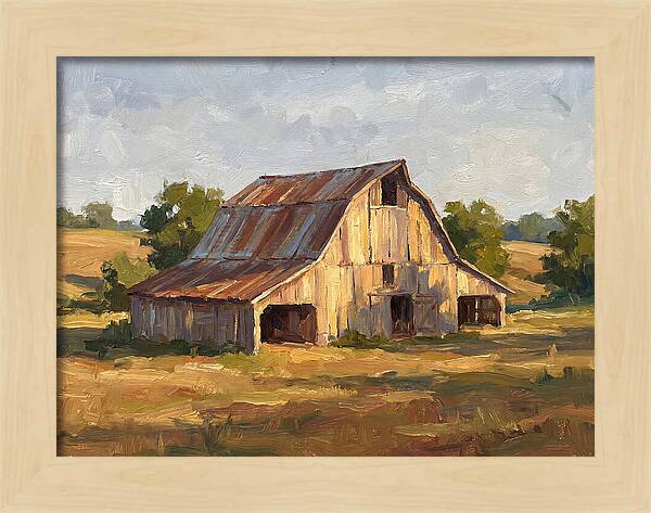 Rustic Barn Under Soft Light