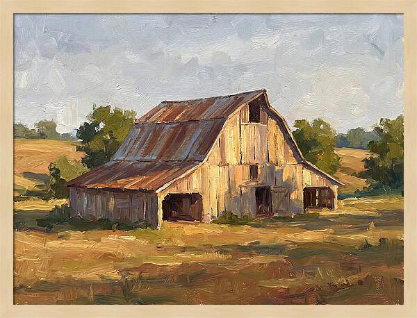 Rustic Barn Under Soft Light