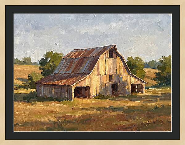 Rustic Barn Under Soft Light