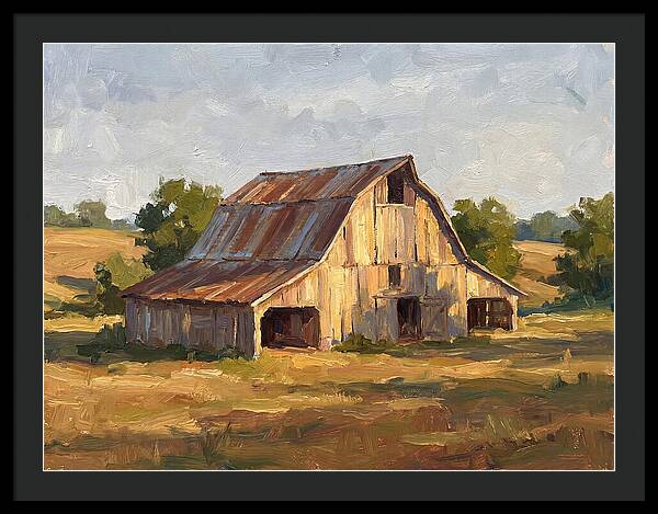 Rustic Barn Under Soft Light