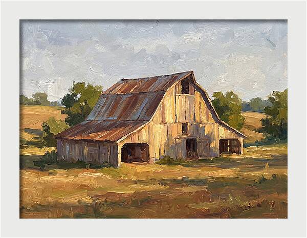 Rustic Barn Under Soft Light